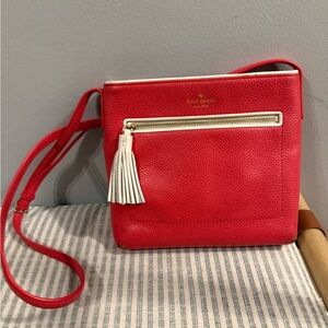 Kate Spade Vibrant coral  Red Crossbody Bag